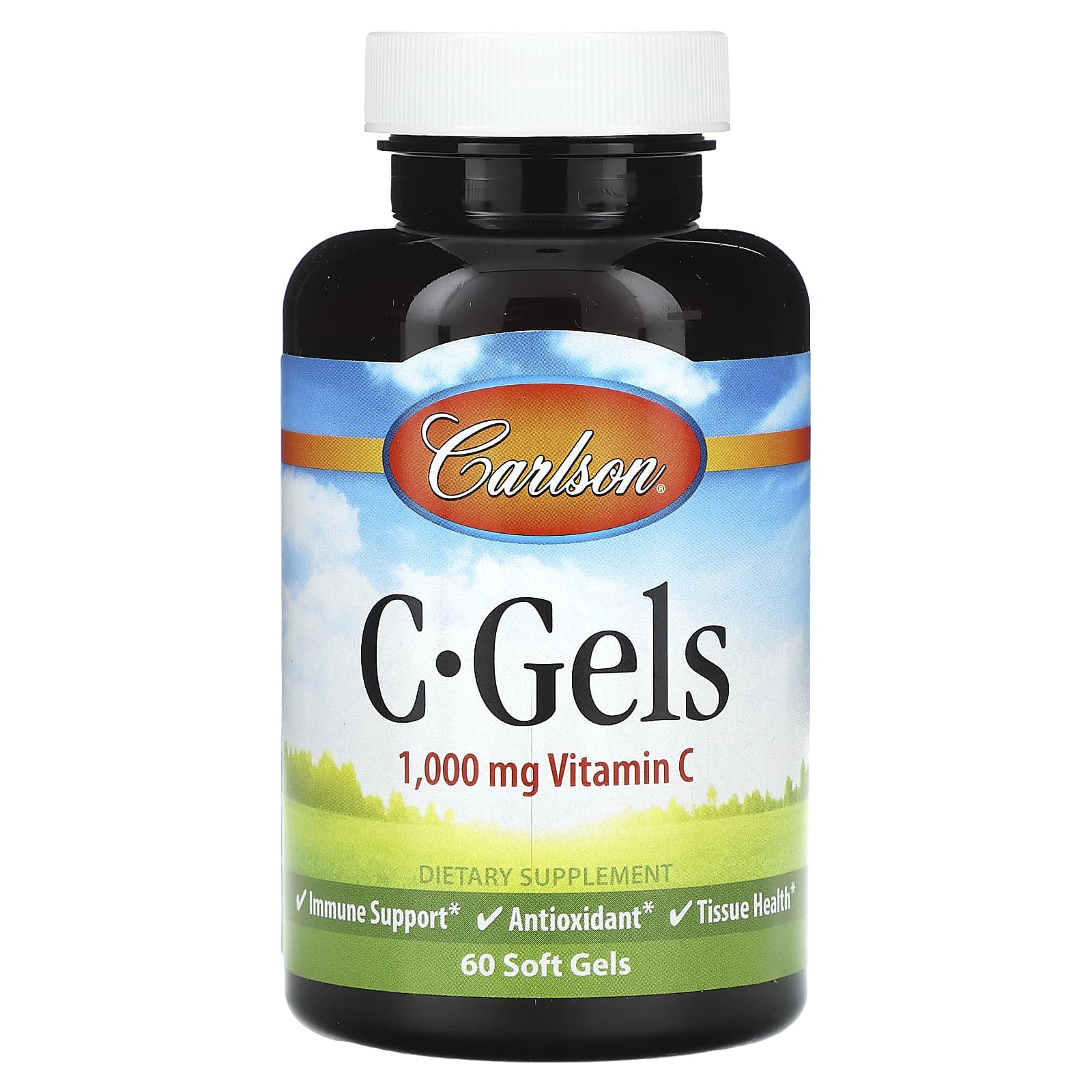 Carlson Labs, C-Gel 1000mg, 60 Softgels UPC 088395030000 | HiLife Vitamins