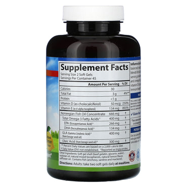 Carlson Labs, Inflammation Balance, 90 Softgels UPC 088395045318 | HiLife Vitamins
