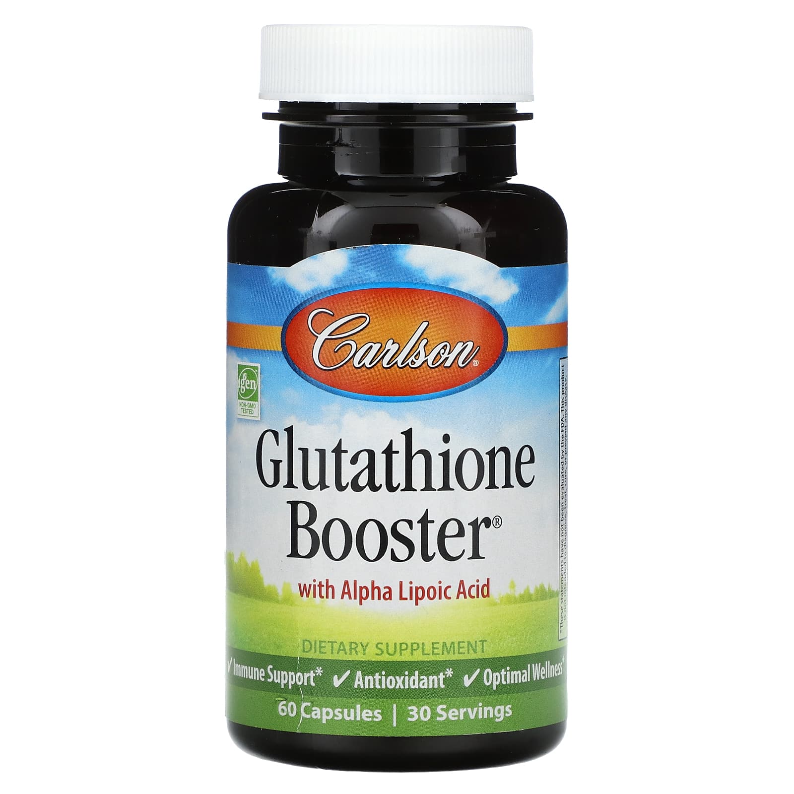 Carlson Labs, Glutathione Booster, 60 Capsules UPC 088395048500 | HiLife Vitamins