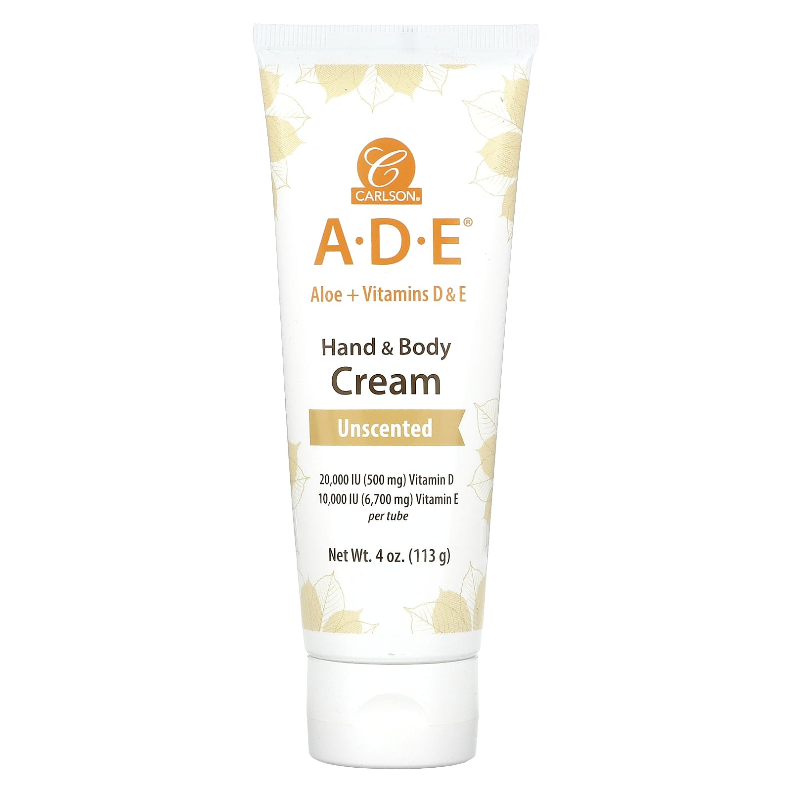 Carlson Labs, ADE Cream Fragrance-free, 4 Oz UPC 088395053306 | HiLife Vitamins