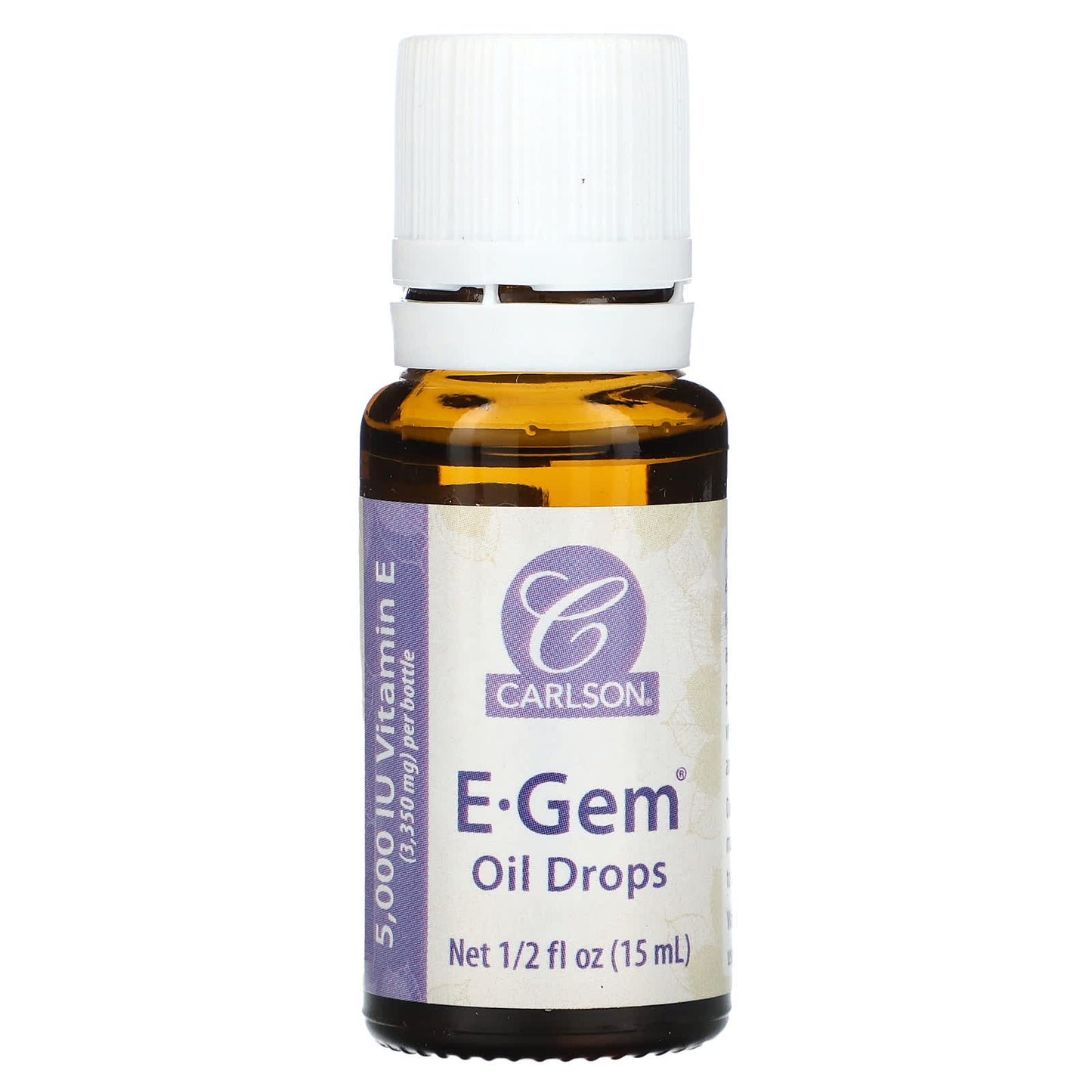 Carlson Labs, E-Gem Oil Drops Bottle, .5 Oz Bottle UPC 088395060007 | HiLife Vitamins