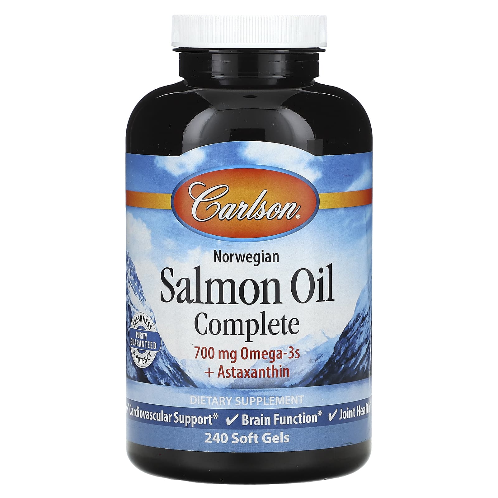 Carlson Labs, Salmon Oil Complete, 240 Softgels UPC 088395183201 | HiLife Vitamins