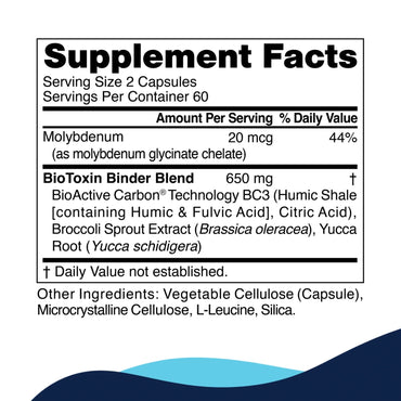CellCore Biosciences, BioToxin Binder, 120 Capsules UPC 810131150150 | Hilife Vitamins