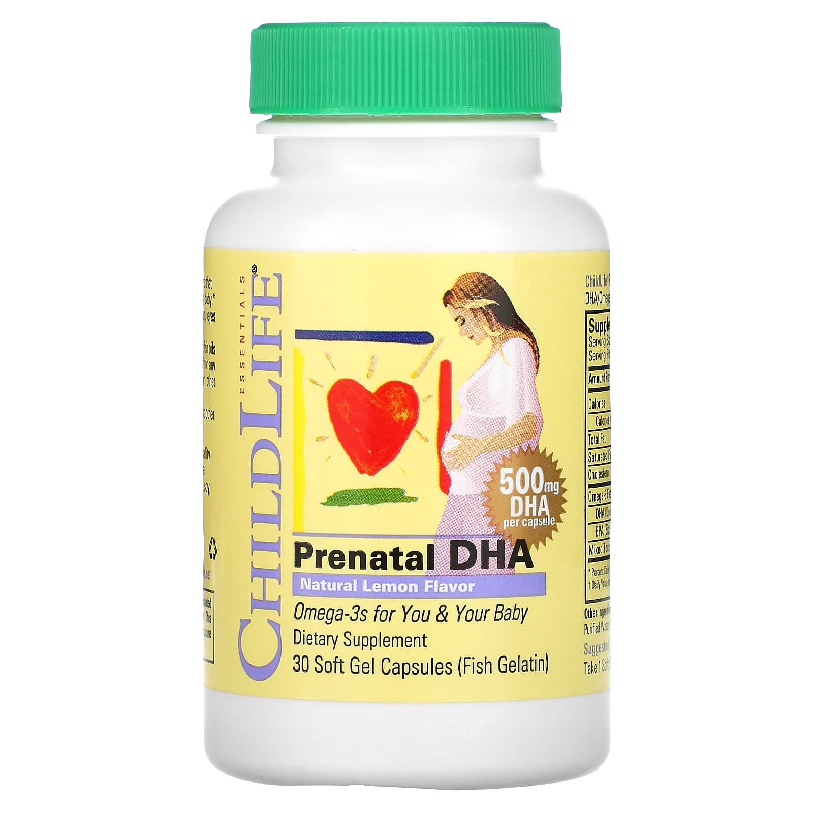Childlife, Prenatal Dha-Lemon, 30 Softgels UPC 608274125001 | HiLife Vitamins