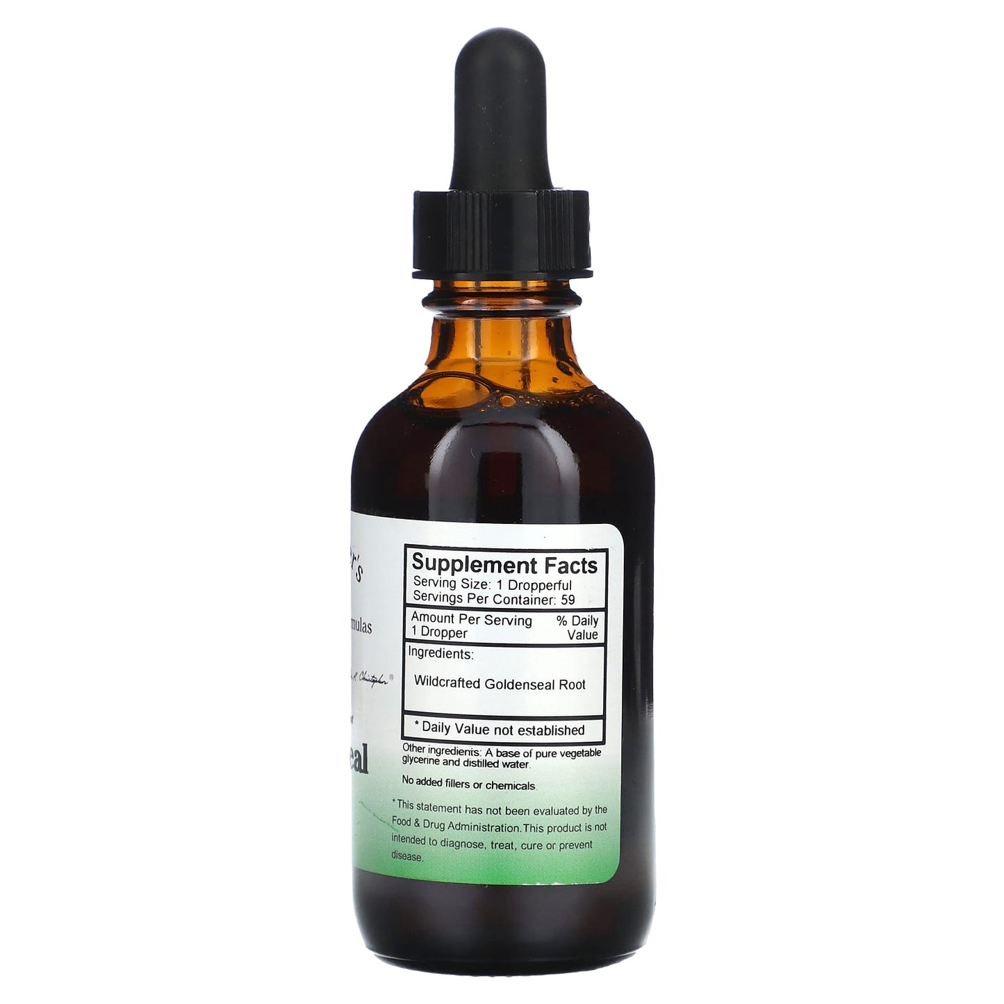 Christopher's Original Formulas, Goldenseal Root, 2 Oz UPC 084783498339 | Hilife Vitamins