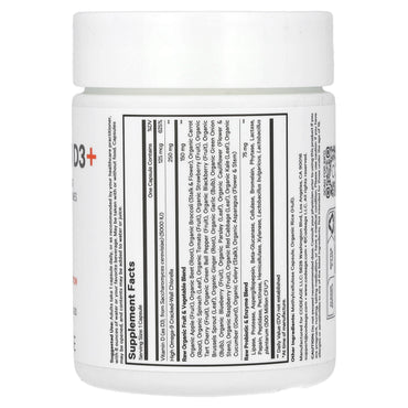 Codeage, Raw Vitamin D3+, 5,000 IU, 60 Vegetable Capsules UPC 850049609401 | HiLife Vitamins