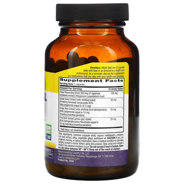 Country Life, Resveratrol Plus, 120 Vegan Capsules UPC 015794073185 | Hilife Vitamins