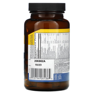 Country Life, Max For Men, Multivitamin & Mineral Complex, Time-Release, Iron-Free, 120 Tablets UPC 015794081364