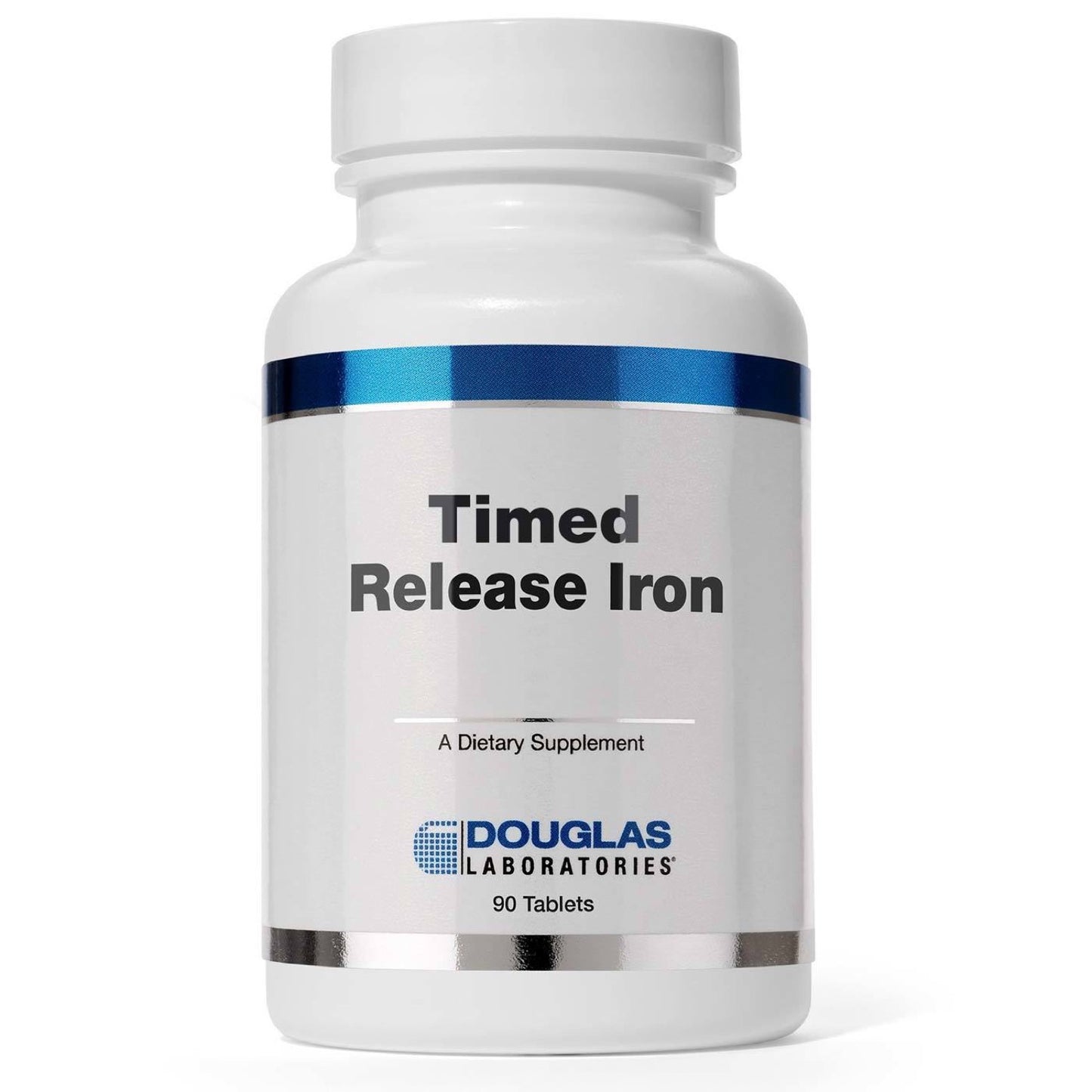 Douglas Laboratories, Iron Time Released, 90 Tablets UPC 310539009154 | HiLife Vitamins