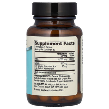 Dr. Mercola, Hair, Skin and Nails, 30 Capsules UPC 810487032940 | HiLife Vitamins