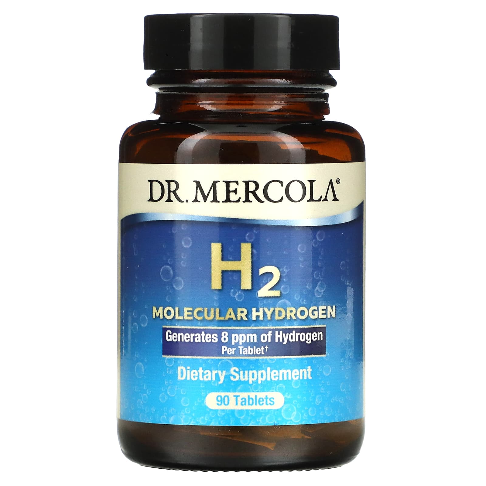 Dr. Mercola, H2 Molecular Hydrogen, 90 Tablets UPC 810487032568 | HiLife Vitamins