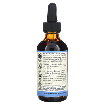Eclectic Herb, Cayenne O 2oz, 2 OZ UPC 023363102280 | HiLife Vitamins
