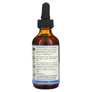 Eclectic Herb, Stone Root O 2oz, 2 OZ UPC 023363102396 | HiLife Vitamins