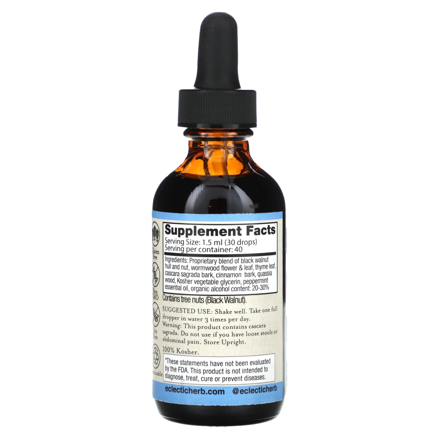 Eclectic Herb, ParaFight O 2oz, 2 OZ UPC 023363300433 | HiLife Vitamins