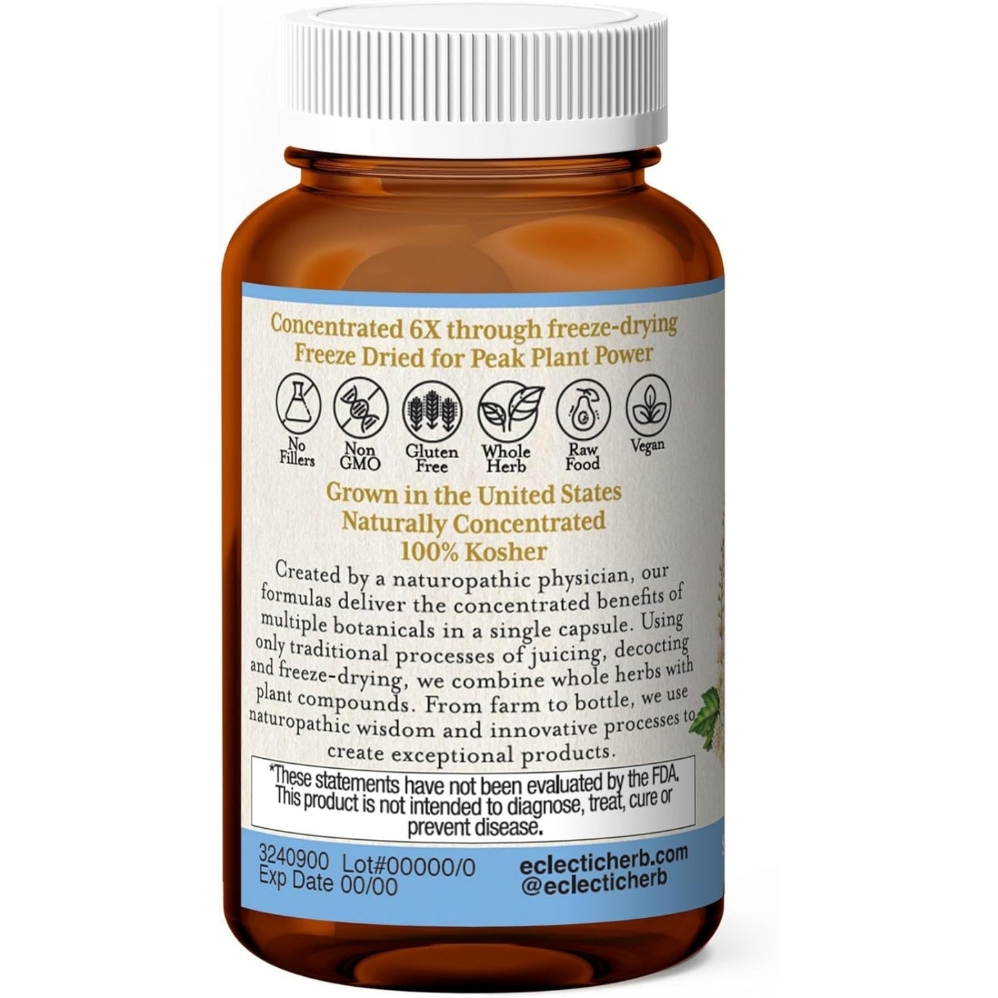 Eclectic Herb, Menopause Support, 45 Veg Caps UPC 023363324095 | HiLife Vitamins