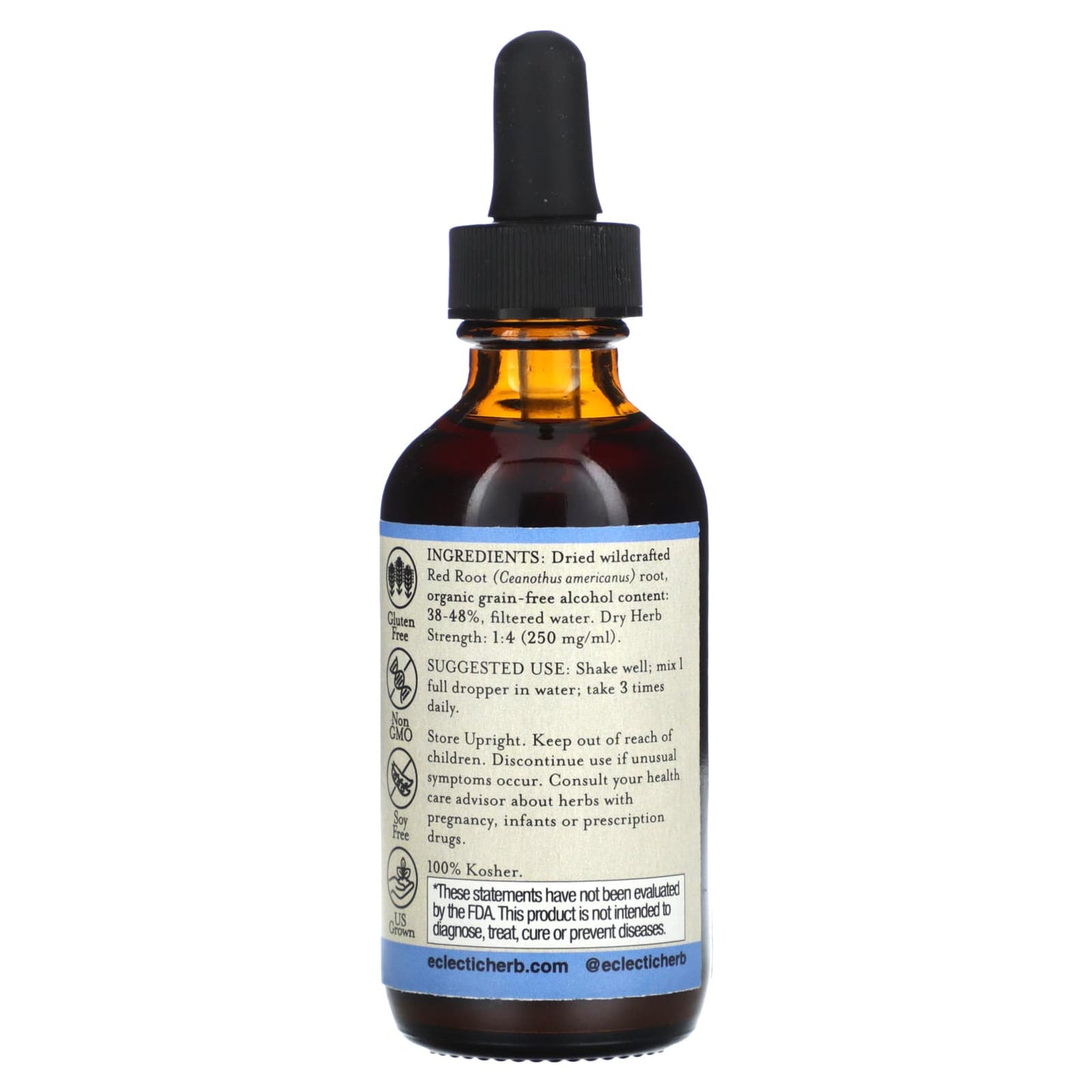 Eclectic Herb, Red Root O 2oz, 2 OZ UPC 023363388387 | HiLife Vitamins