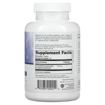 Econugenics, HonoPure, 120 Vegetarian Capsules UPC 892985000010 | HiLife Vitamins