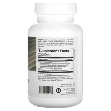 Econugenics, MycoPhyto, 60 Vegetarian Capsules UPC 892985000171 | HiLife Vitamins