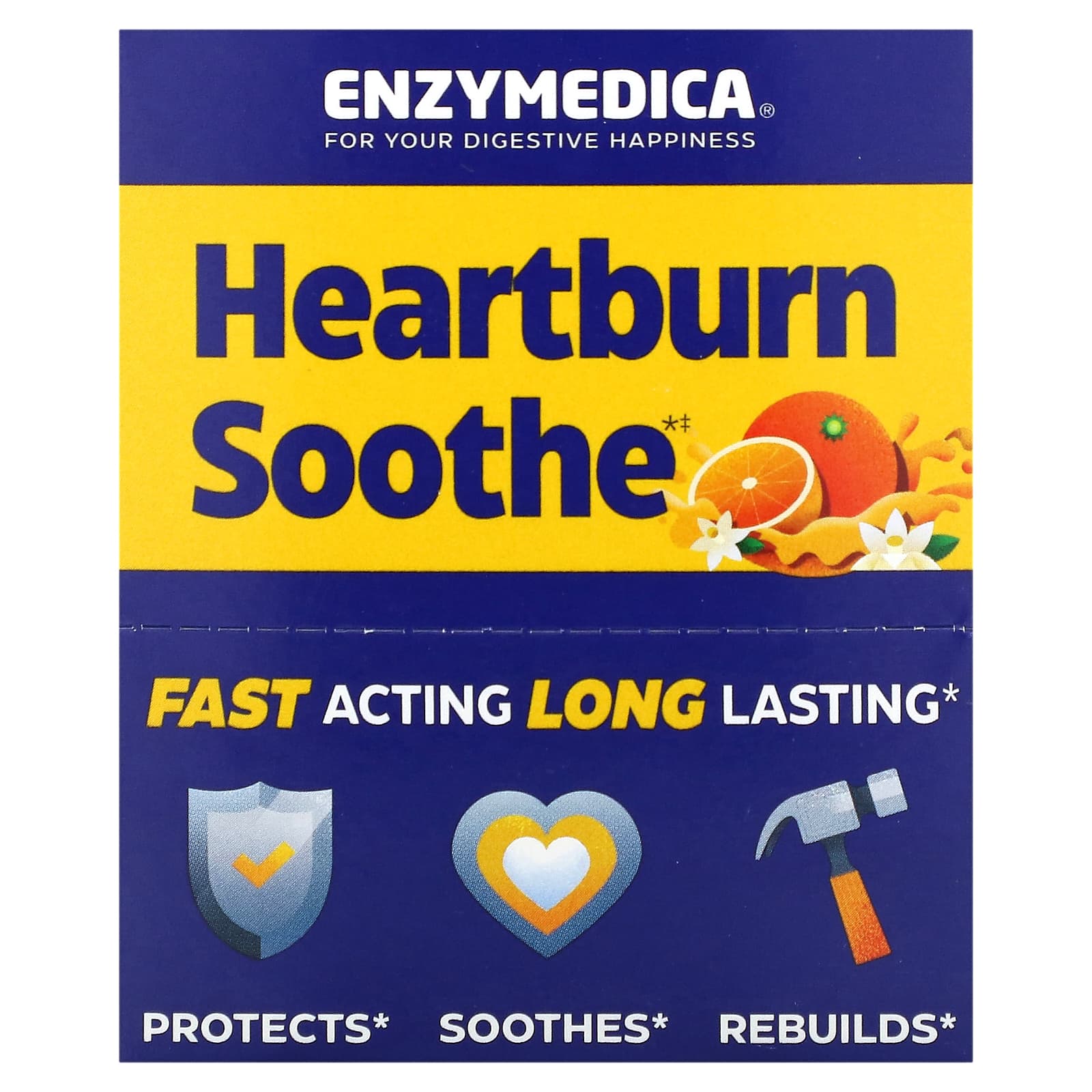 Enzymedica, Heartburn Soothe Shots, 6 Bottles UPC 670480101322 | HiLife Vitamins