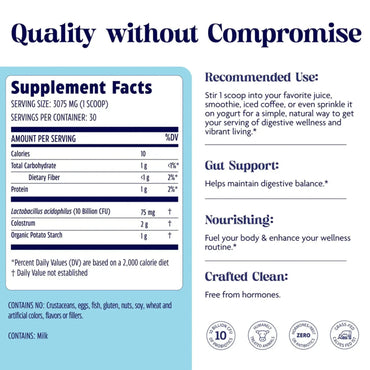 Enzymedica, Colostrum + Probiotics, 3.25 oz (92.25 g) UPC 670480101681 | HiLife Vitamins