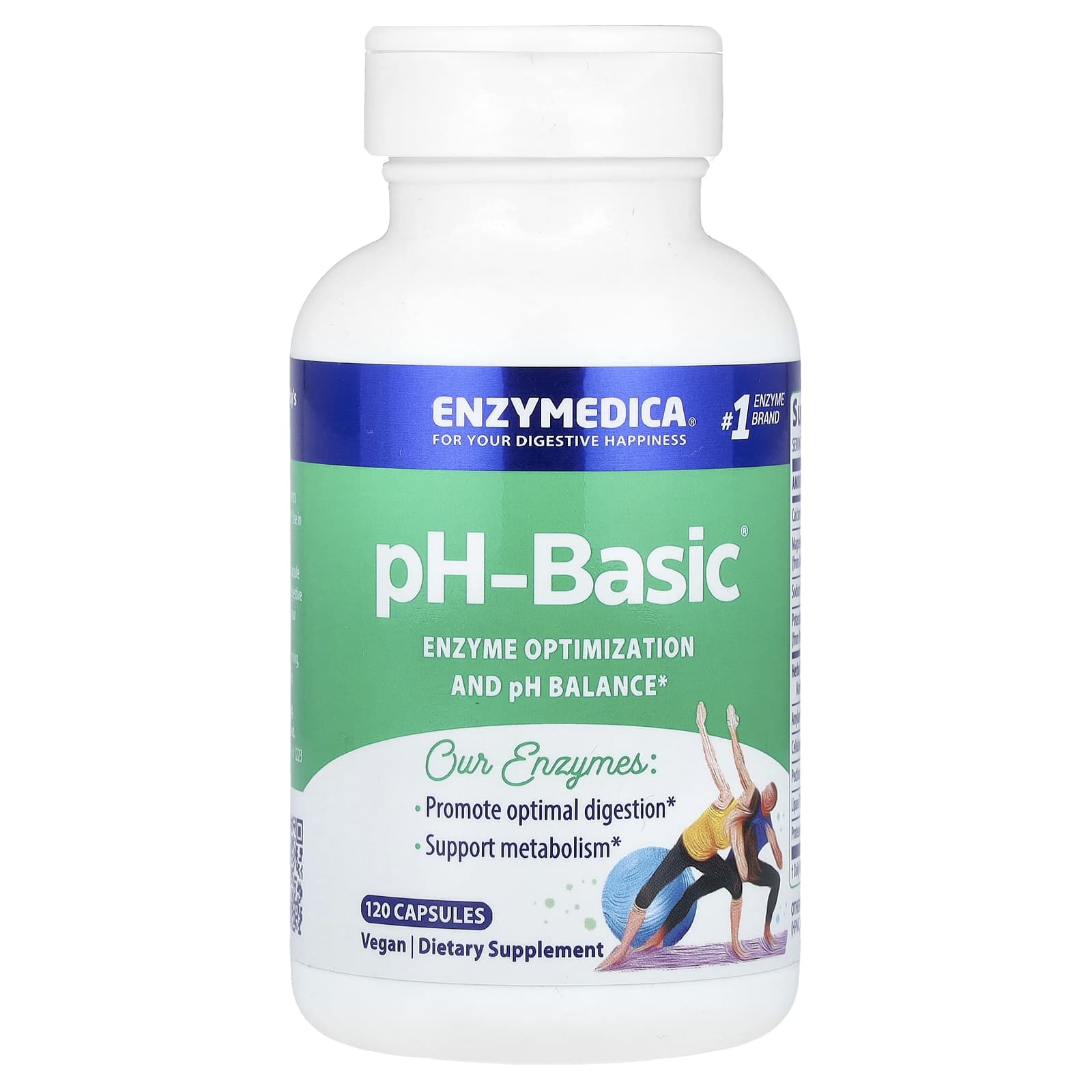 Enzymedica, pH-Basic, 120 Capsules UPC 670480231104 | HiLife Vitamins