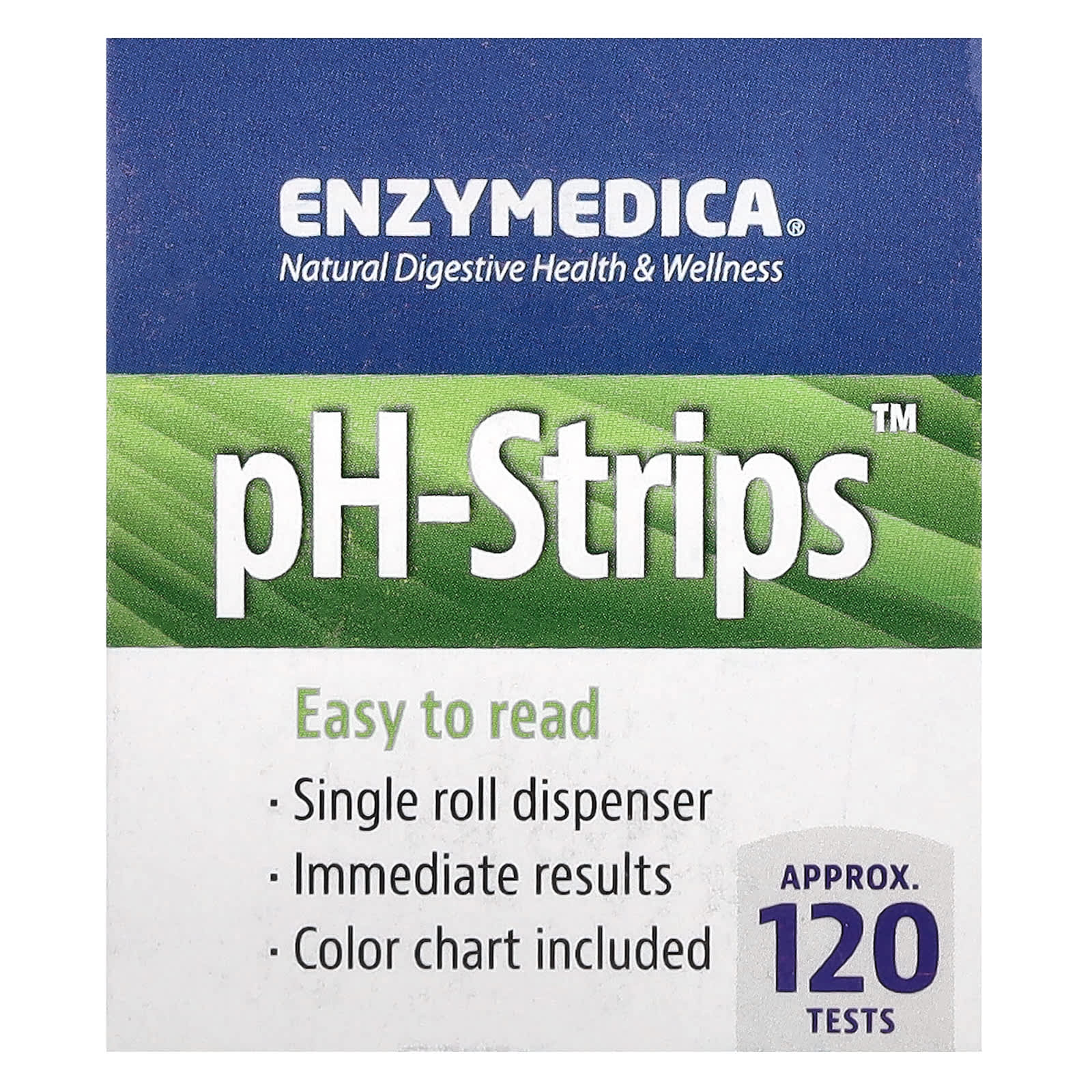 Enzymedica, Ph Roll, 132 Tests UPC 670480231128 | HiLife Vitamins