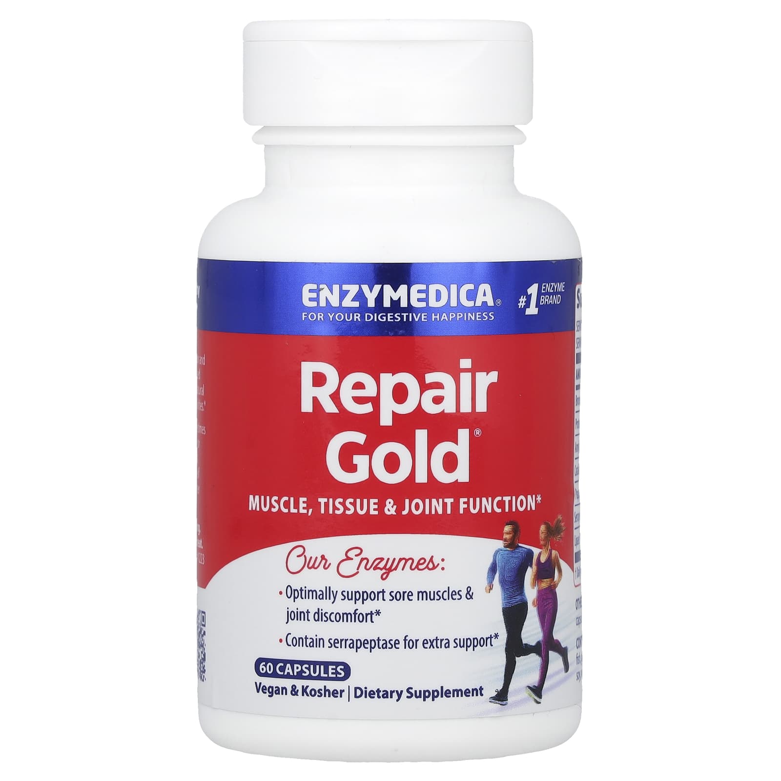 Enzymedica, Repair Gold, 60 Capsules UPC 670480270400 | HiLife Vitamins