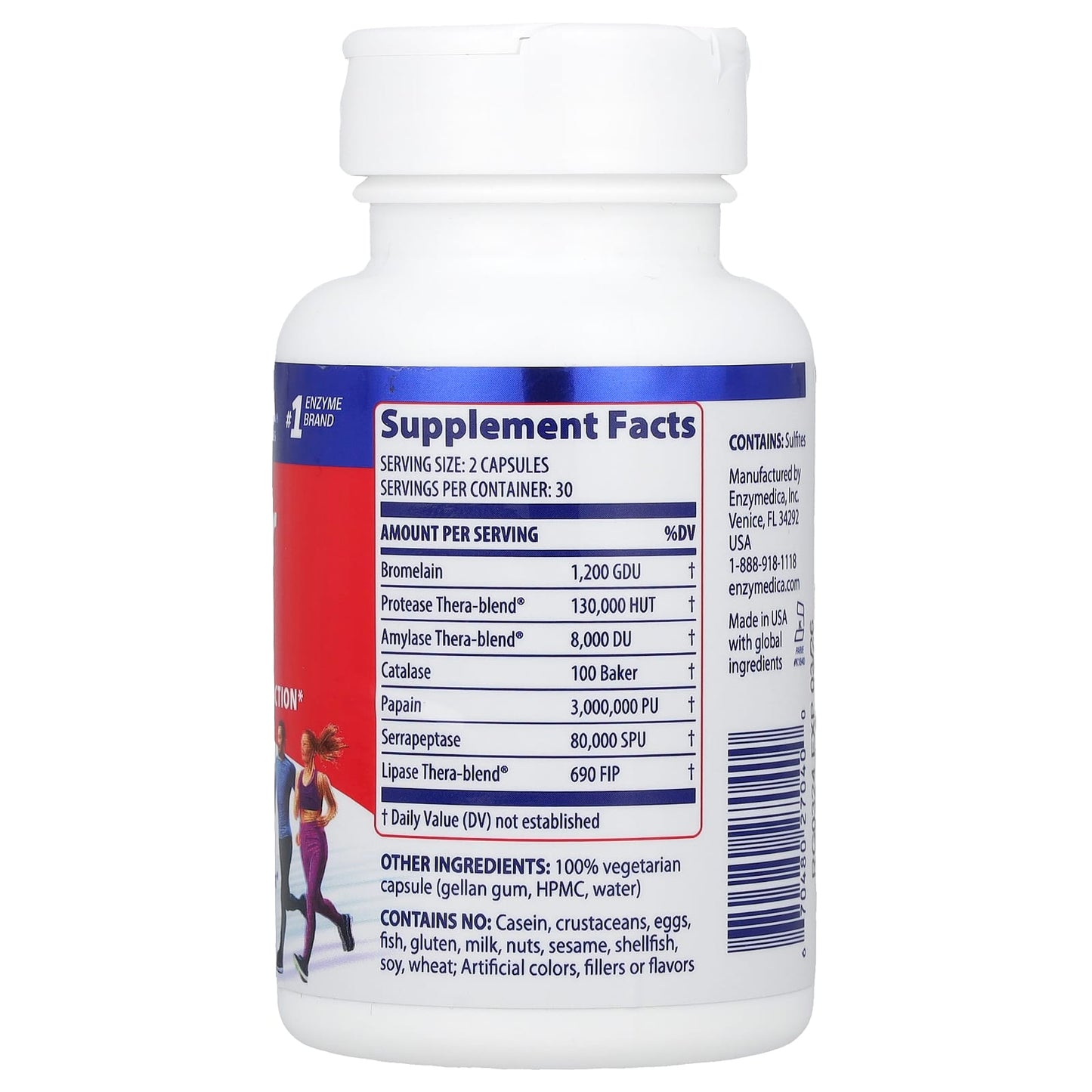 Enzymedica, Repair Gold, 60 Capsules UPC 670480270400 | HiLife Vitamins