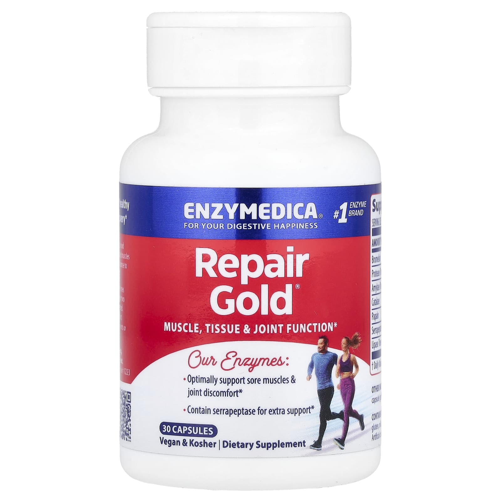 Enzymedica, Repair Gold, 30 Capsules UPC 670480290316 | HiLife Vitamins