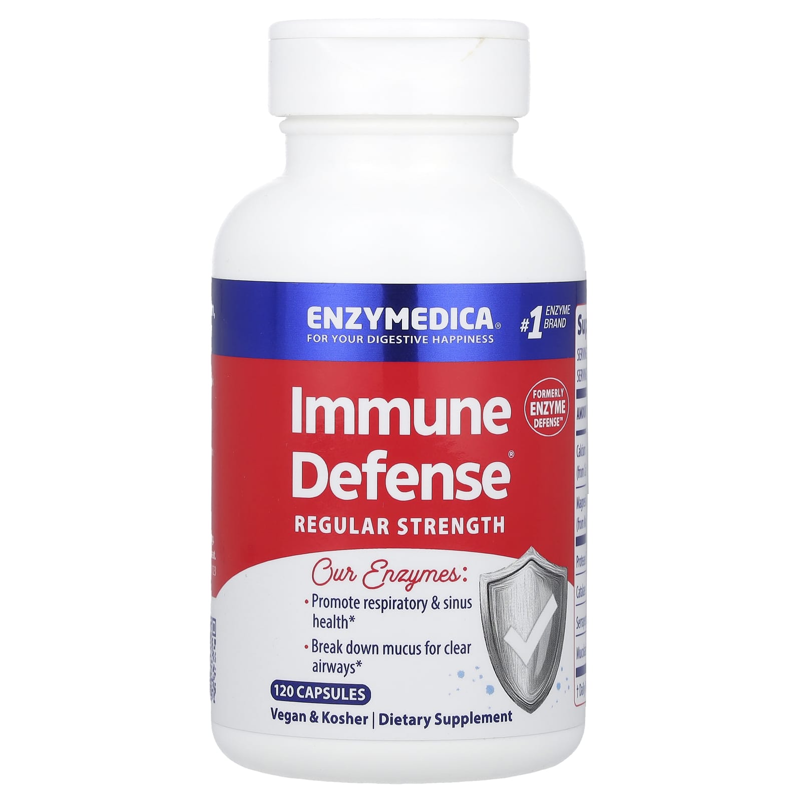 Enzymedica, Enzyme Defense, 120 Capsules UPC 670480981405 | HiLife Vitamins