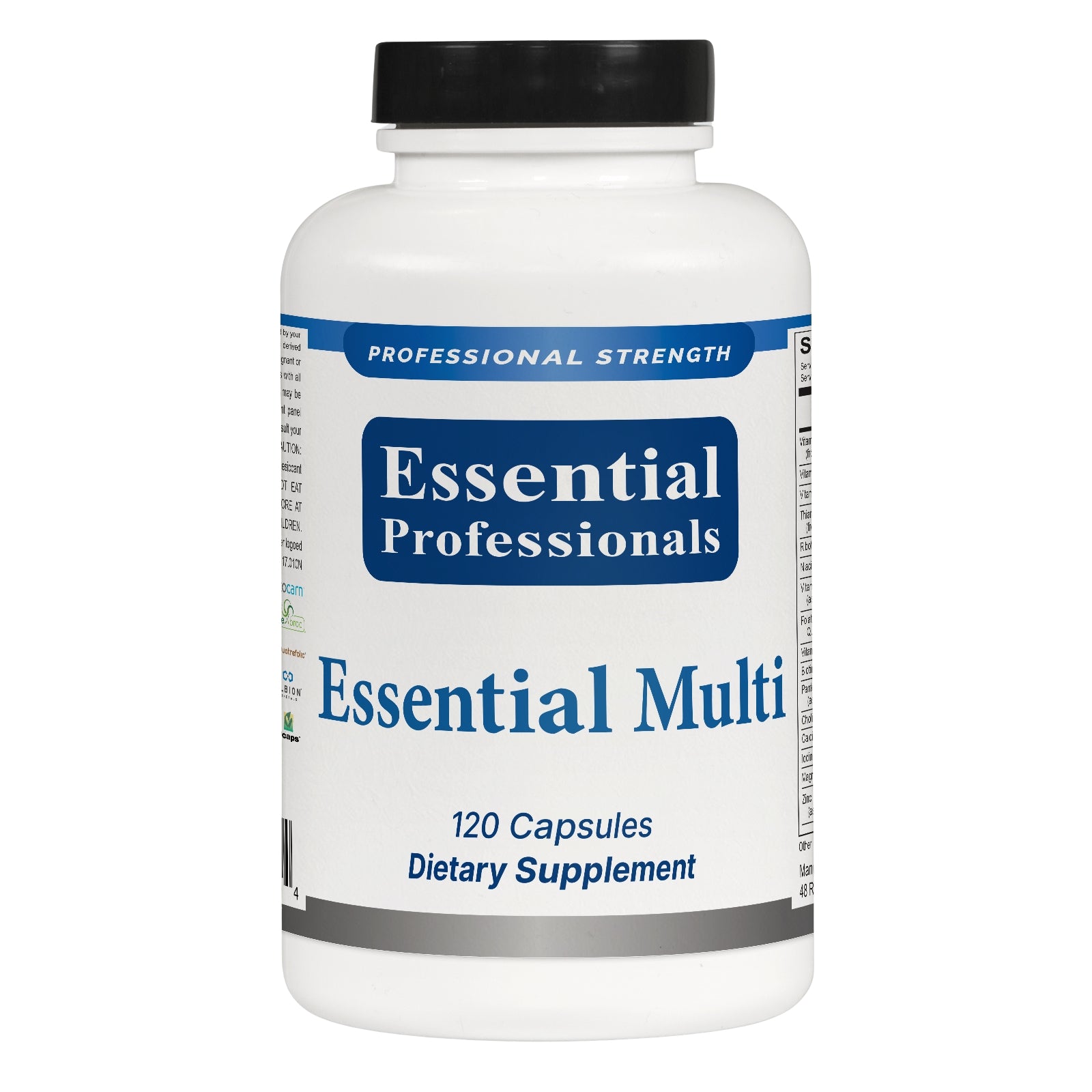 Essential Professionals, Essential Multi, 120 Capsules UPC 860012213504 | HiLife Vitamins