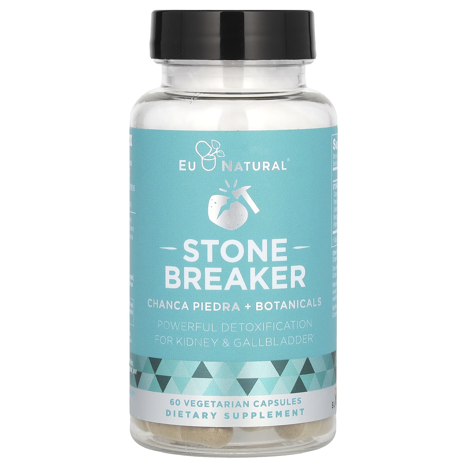 EU Natural, Stone Breaker, 60 Vegetarian Capsules UPC 855244008158 | HiLife Vitamins