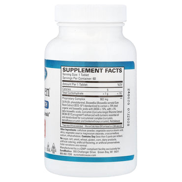 EuroMedica, Curaphen®, Extra Strength, 60 Tablets UPC 367703612061 | Hilife Vitamins