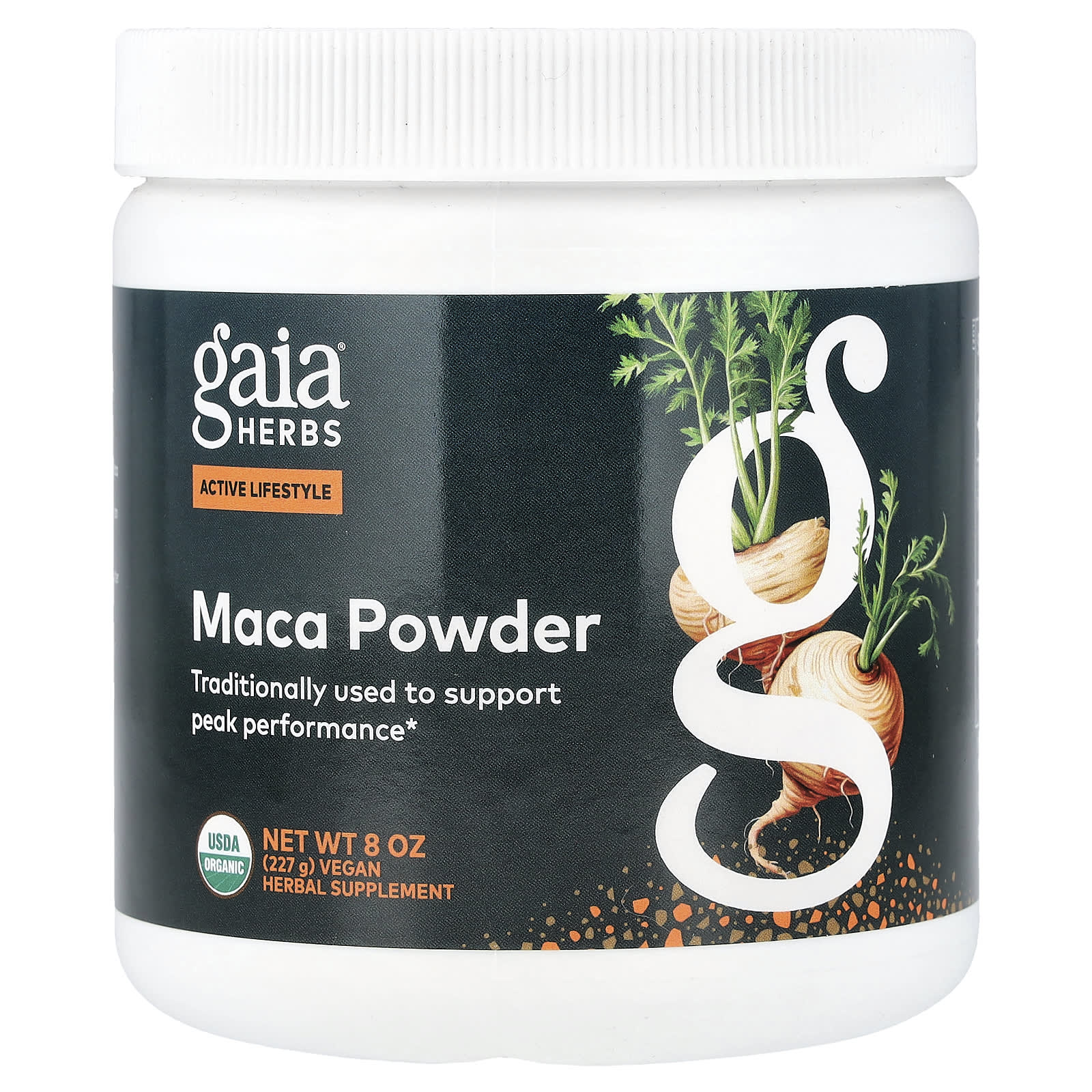 Gaia Herbs, Maca Powder, 8 oz (227 g) UPC 751063146739 | Hilife Vitamins