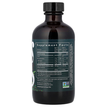 Gaia Herbs, Black Elderberry Syrup, Extra Strength, 5.4 fl oz (160 ml) UPC 751063800037 | Hilife Vitamins