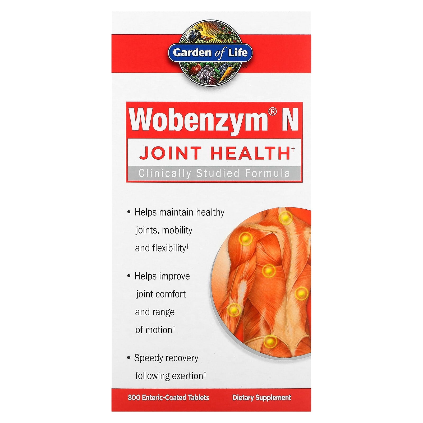 Garden of Life, Wobenzym N, 800 Tablets UPC 310539029282 | HiLife Vitamins