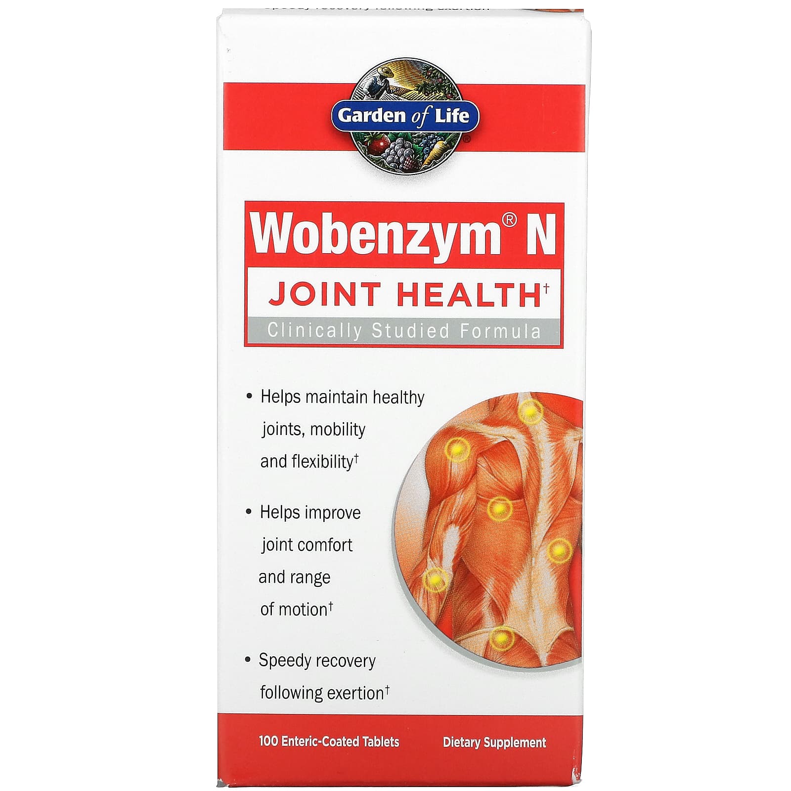 Garden of Life, Wobenzym N, 100 Tablets UPC 310539029305 | HiLife Vitamins