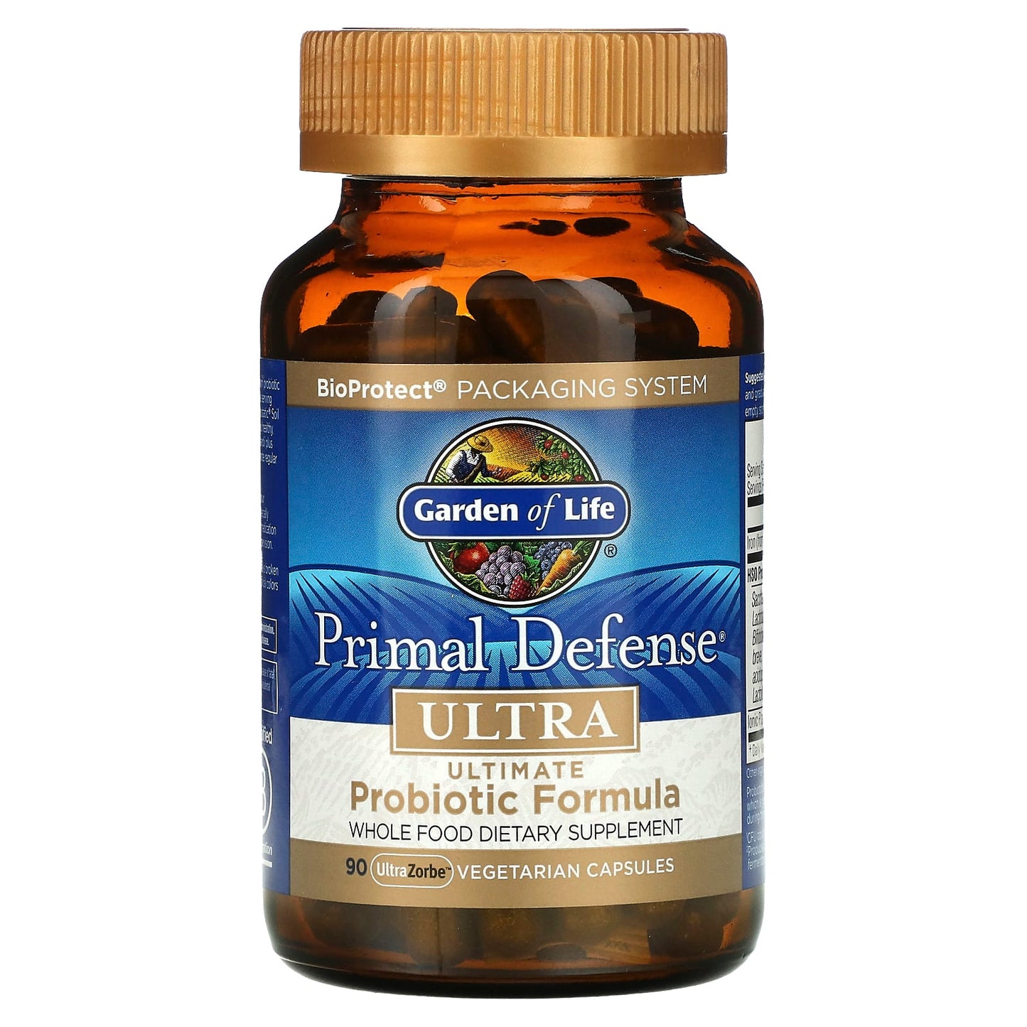 Garden of Life, Primal Defense Ultra, 90 Vegetarian Capsules UPC 658010112352 | HiLife Vitamins