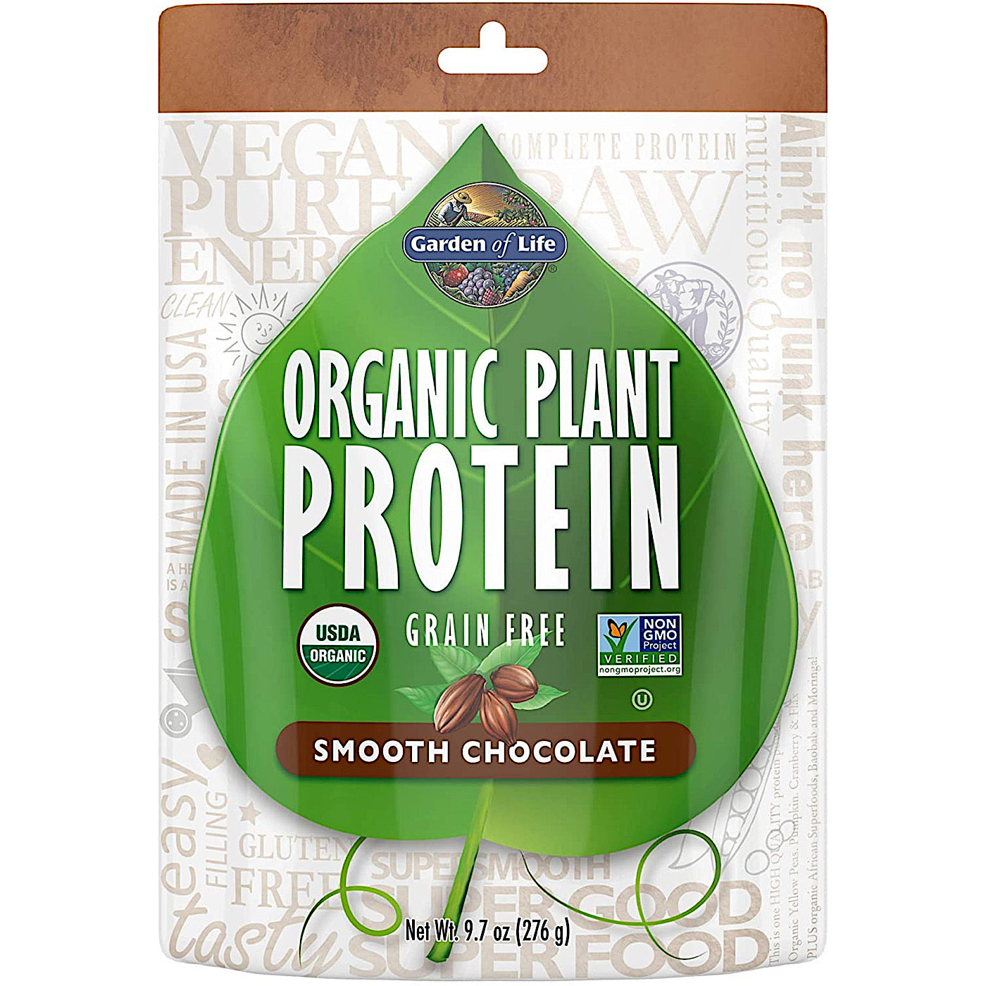 Garden of Life, Organic Plant Chocolate, 9.7 Oz UPC 658010118033 | HiLife Vitamins