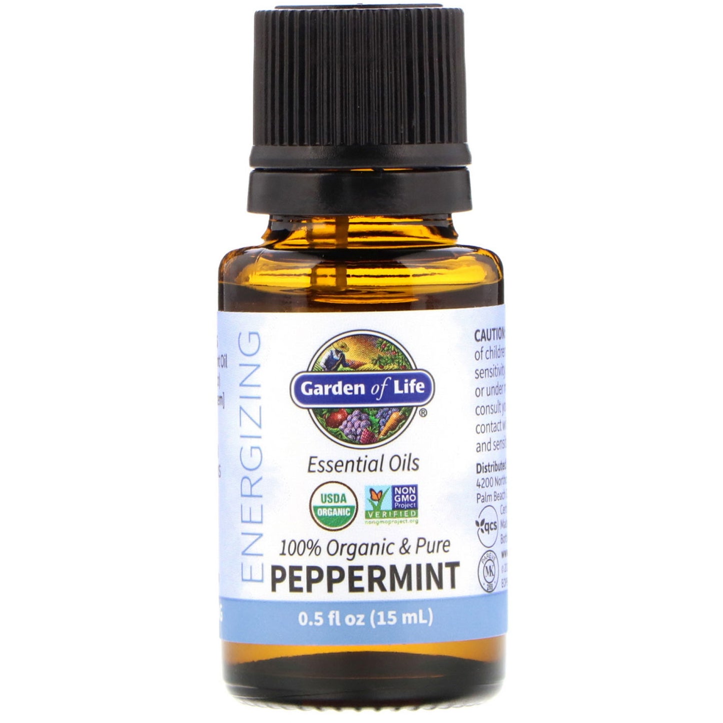 Garden of Life, Organic Essential Oil - Peppermint, .5 Oz UPC 658010122948 | HiLife Vitamins