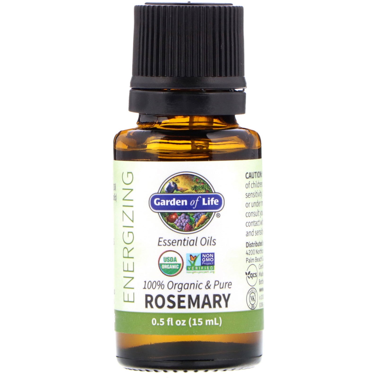 Garden of Life, Organic Essential Oil - Rosemary, .5 Oz UPC 658010123006 | HiLife Vitamins