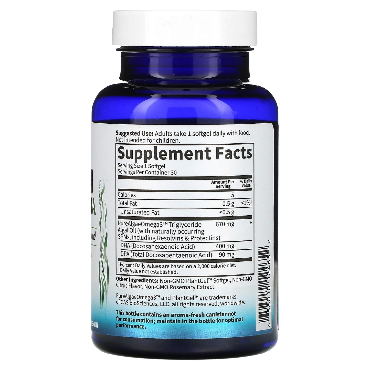 Garden of Life, Dr. Formulated Vegan Prenatal DHA, 30 Softgels UPC 658010124652 | HiLife Vitamins