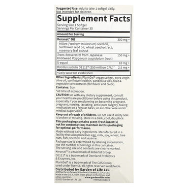 Garden of Life, Herbals, Menopause + Hair Growth, Berry,, 30 Vegan Softgels UPC 658010133937 | HiLife Vitamins