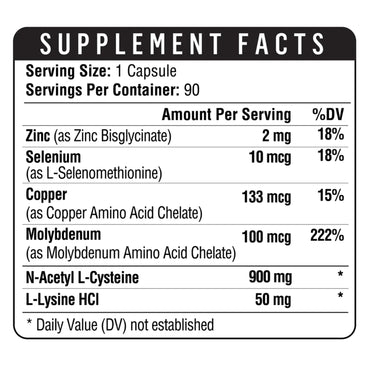Healthgevity, NAC 900+, 90 Capsules UPC 792105240152 | HiLife Vitamins