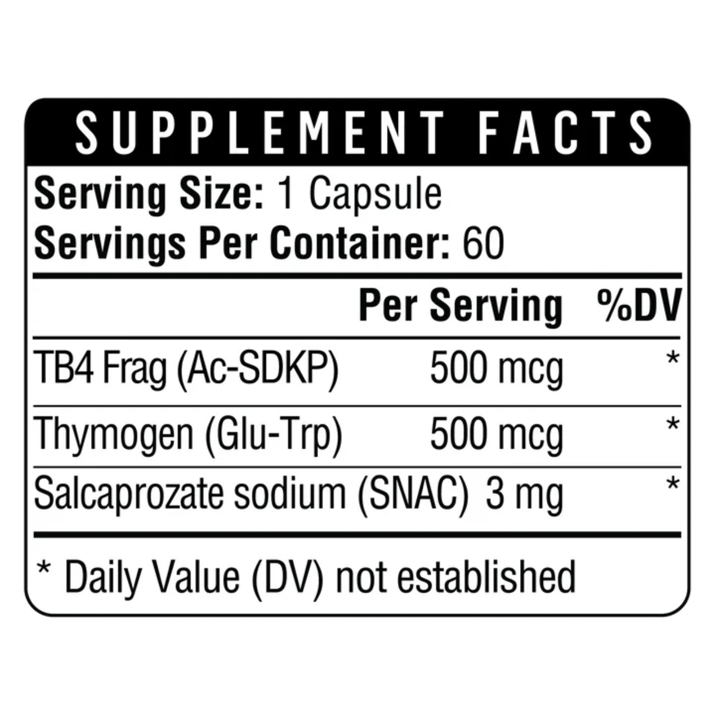 Healthgevity, T-Frag 500+, 60 Capsules