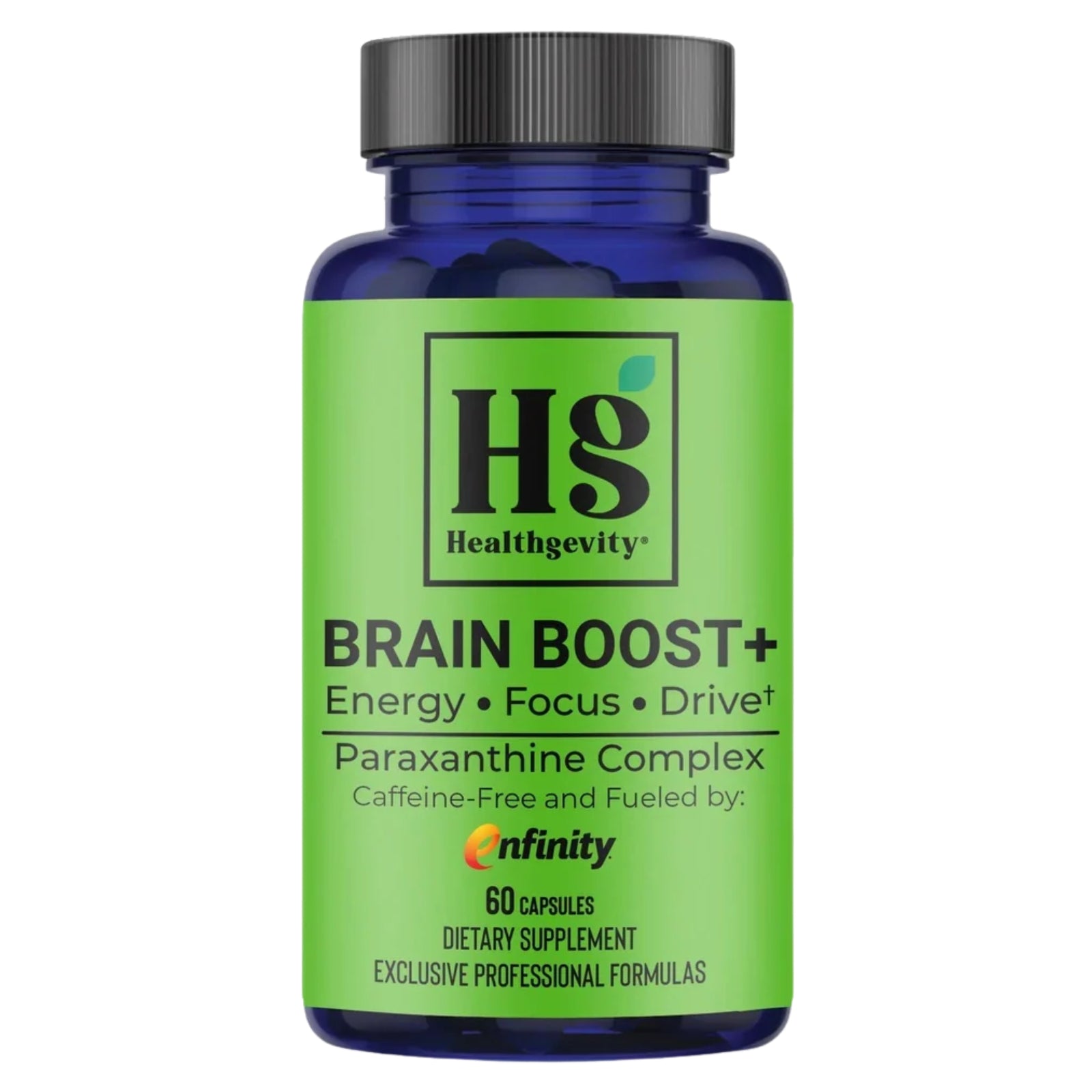 Healthgevity, Brain Boost+, 60 Capsules UPC 792105240275 | Hilife Vitamins