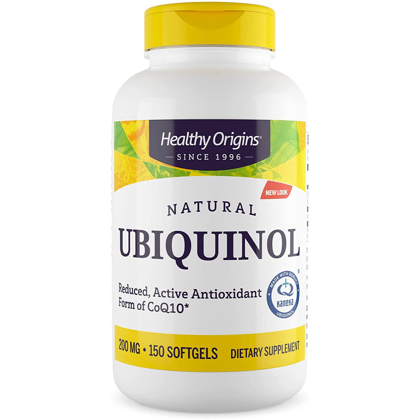Healthy Origins, Ubiquinol 200 mg Soy Free Non-Gmo, 150 Softgels UPC 603573364762 | HiLife Vitamins
