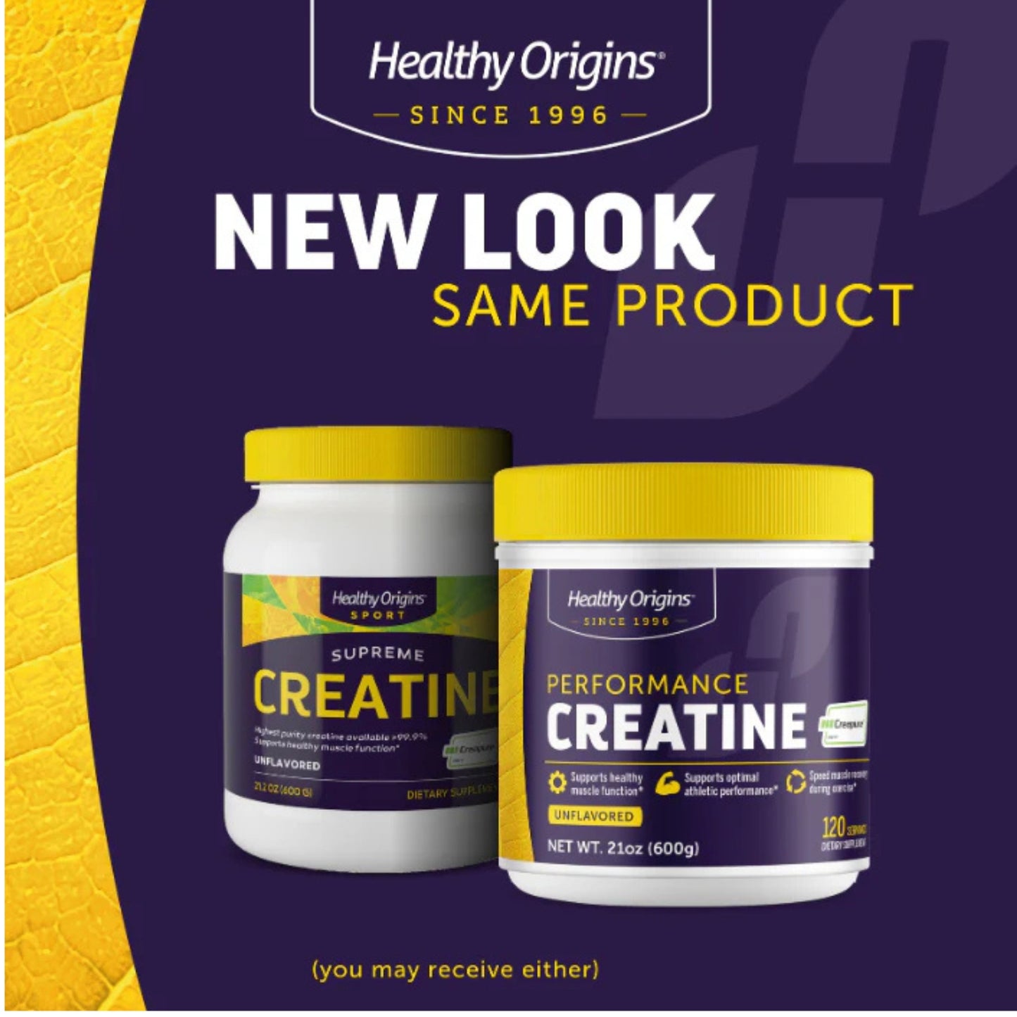 Healthy Origins, Creatine (Creapure®), Unflavored, 21.2 oz (600g) UPC 603573413231 | Hilife Vitamins