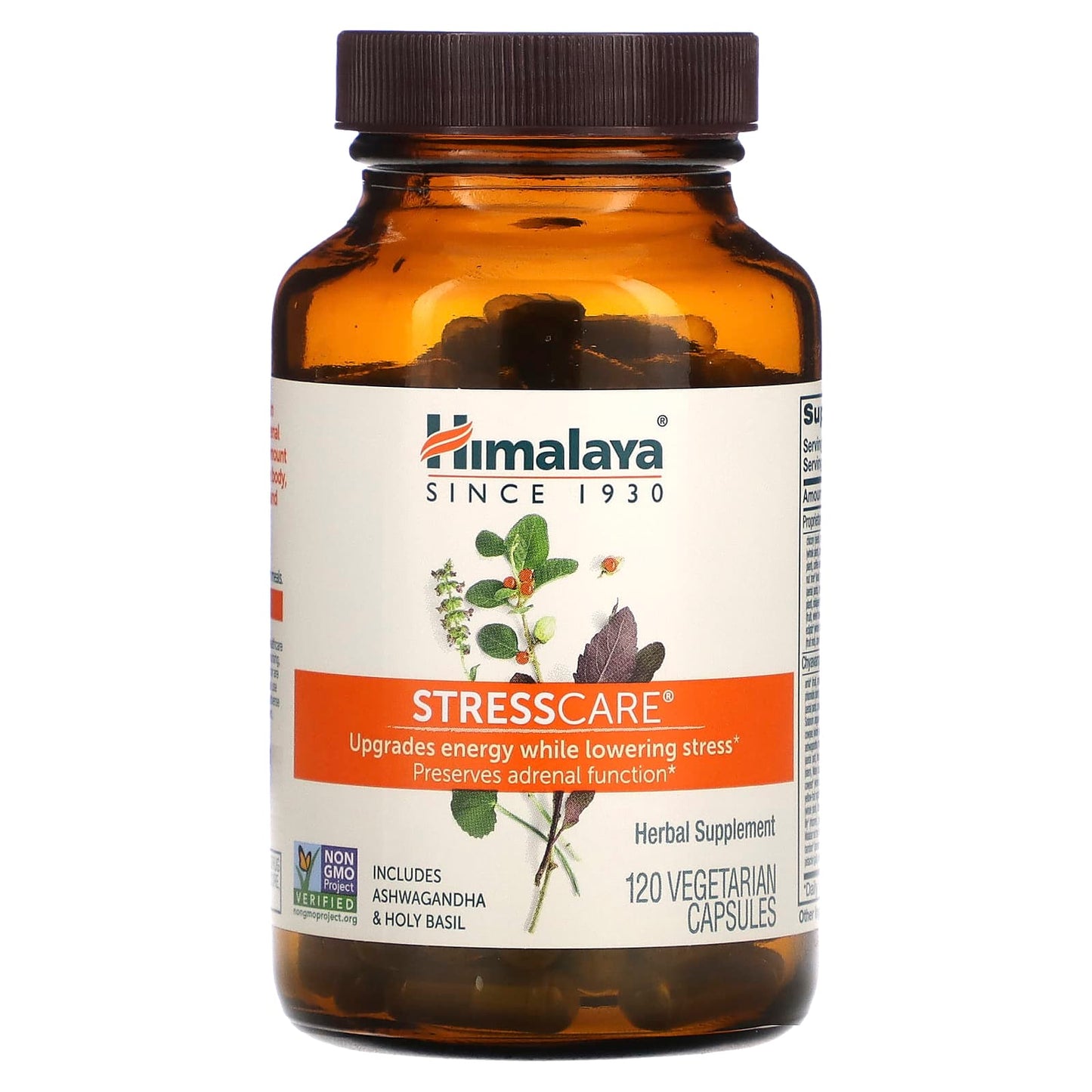 Himalaya, StressCare®, 120 Vegetarian Capsules UPC 605069003018 | HiLife Vitamins