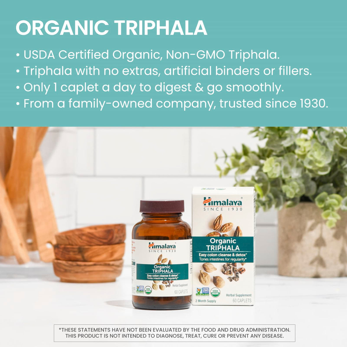 Himalaya, Organic Triphala UPC 605069404013 | Hilife Vitamins